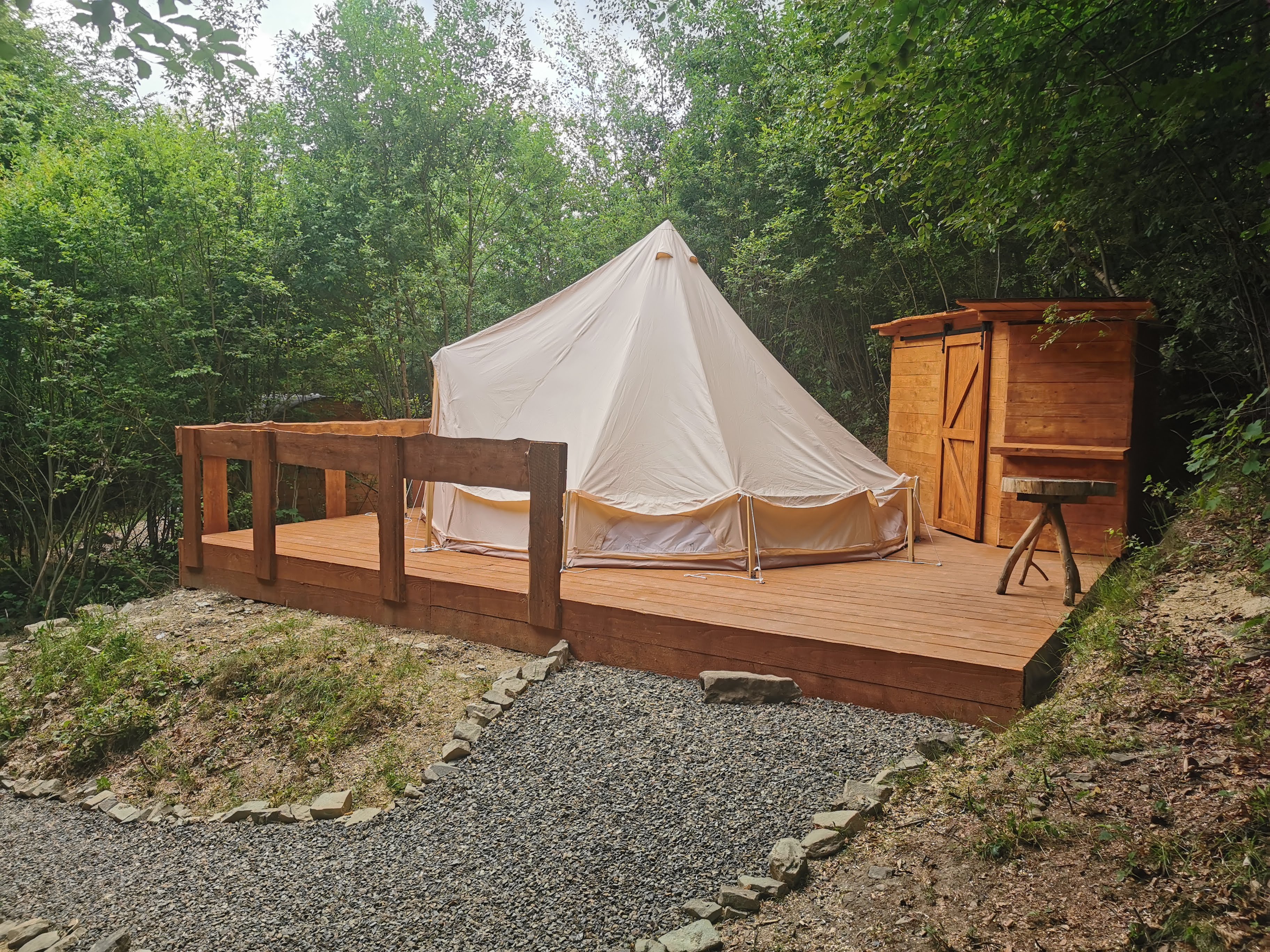 glamping tent